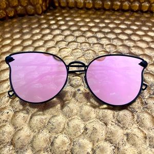 Pink and Black Sunglasses